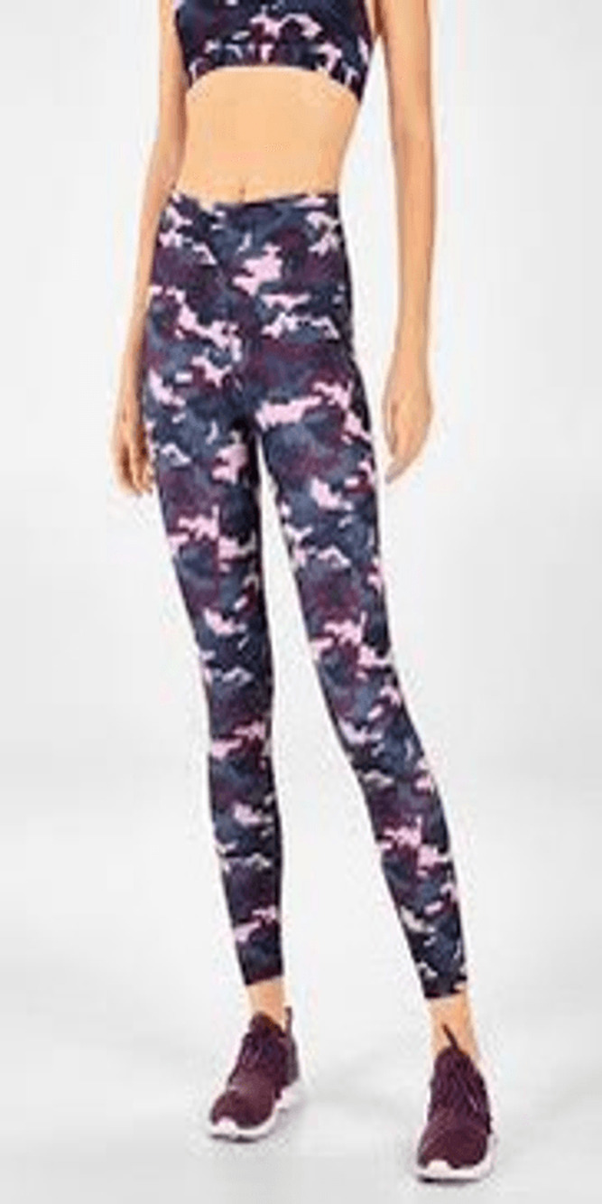 Fabletics boost power hold camo 7/8 leggings